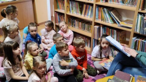 <strong>Przedszkolaki w Filii Bibliotecznej w Piskach</strong>