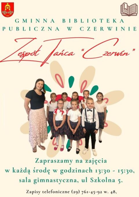 <strong>Odkryj piękno polskich tańców ludowych z Gminną Biblioteką Publiczną w Czerwinie!</strong>