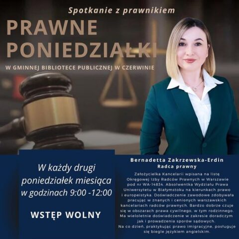 <strong>Kolejne spotkanie w ramach Prawnych Poniedziałków!</strong>