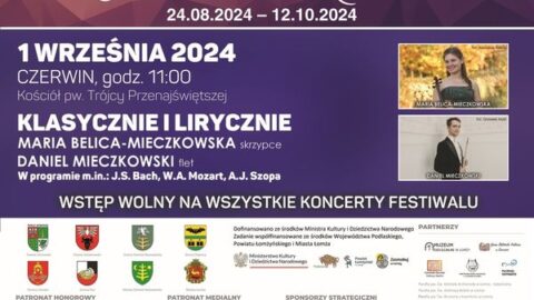 <strong>Jubileuszowy XX Międzynarodowy Festiwal Kameralistyki „Sacrum et Musica” w Czerwinie!</strong>