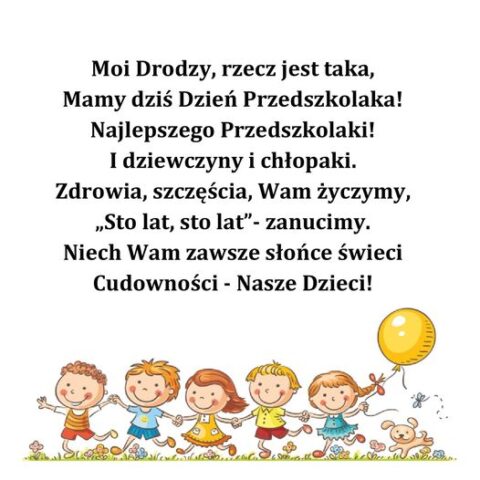 <strong>Życzenia z okazji Dnia Przedszkolaka!</strong>