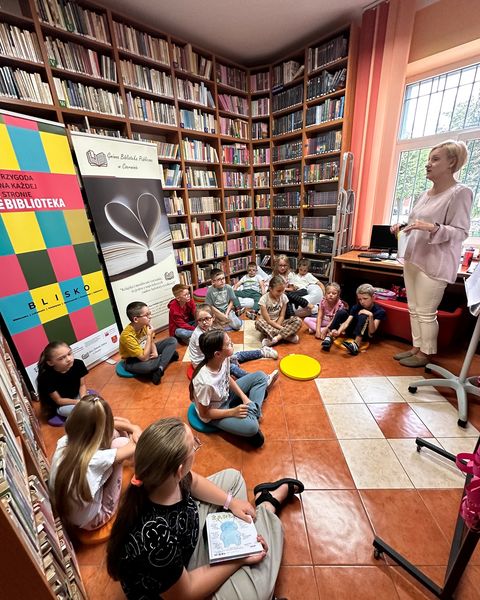 5-8 „Wakacje w bibliotece z książką” w Gminnej Bibliotece Publicznej w Czerwinie – dzień 1.