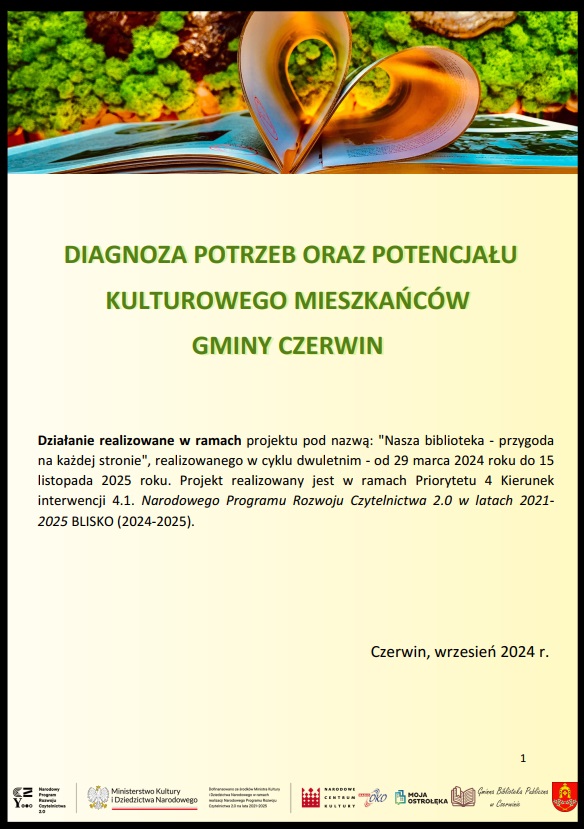 diagnoza Diagnoza potrzeb oraz potencjału kulturowego mieszkańców