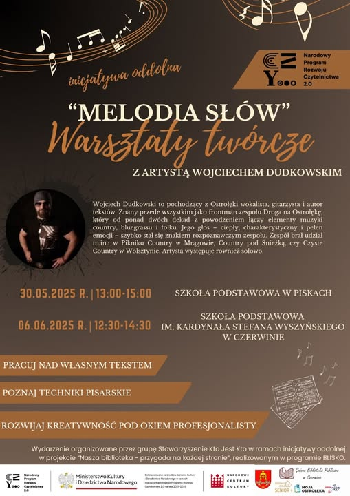 image-126 „MELODIA SŁÓW” – TWÓRCZE WARSZTATY Z WOJCIECHEM DUDKOWSKIM