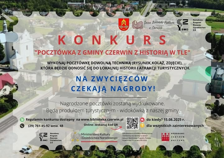 image-32 Ostatnie dni na udział w konkursie „Pocztówka z gminy Czerwin z historią w tle”!