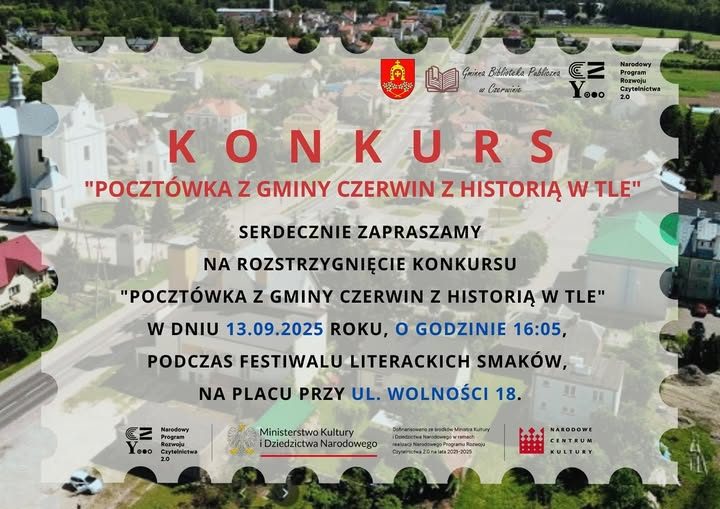 image-52 Rozstrzygnięcie konkursu „Pocztówka z Gminy Czerwin z historią w tle”
