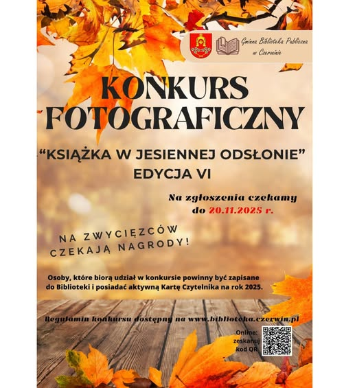 image-91 KONKURS FOTOGRAFICZNY - “Książka w jesiennej odsłonie”- wydłużamy termin!